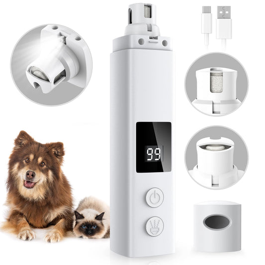 Electric Dog Nail Grinder - Four Speeds. Quiet. - AdaptivePawsAndHands